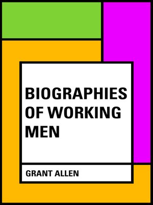 cover image of Biographies of Working Men